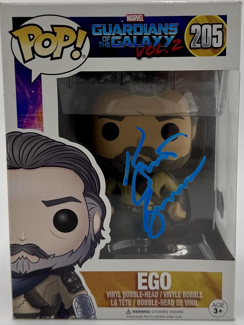 Kurt Russell Signed Funko Pop #205 "Ego" Guardians of The Galaxy - Beckett COA